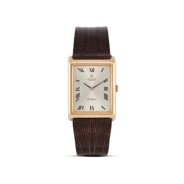 Rolex - 



ROLEX CELLINI RECTANGULAR YELLOW GOLD WRISTWATCH