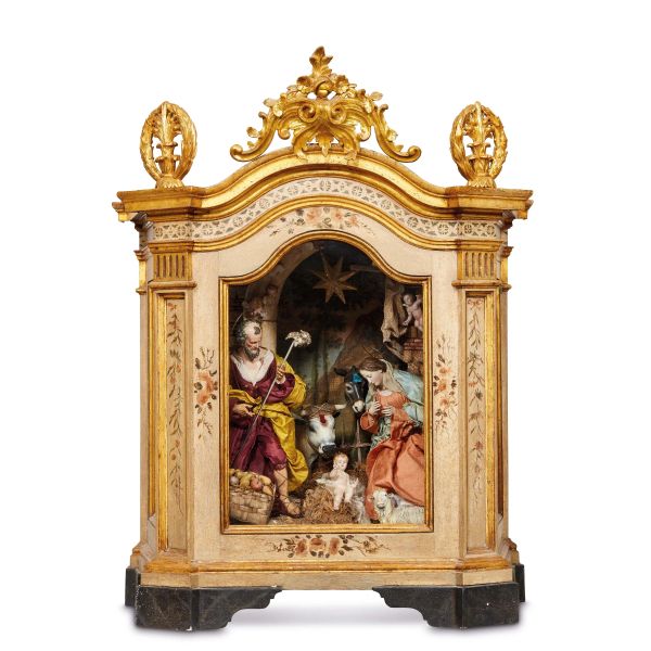



A NEAPOLITAN SHOWCASE WITH THE NATIVITY, 19TH/20TH CENTURY