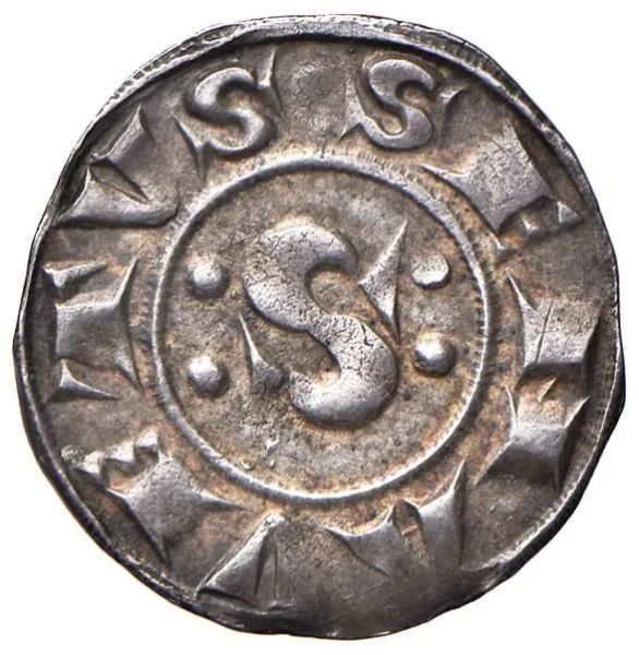 SIENA REPUBBLICA (1180 &ndash; 1390), GROSSO DA 12 DENARI V SERIE (1211-1250)