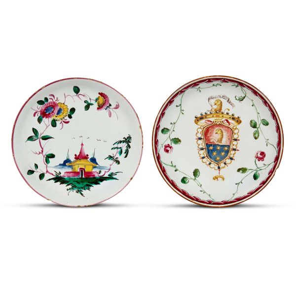 QUATTRO PIATTINI, EMILIA, SECOLO XVIII