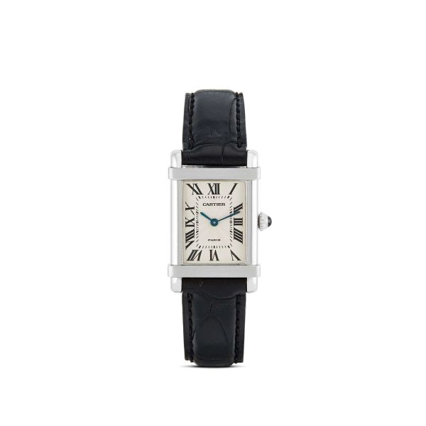 CARTIER PARIS TANK CHINOISE PLATINUM WRISTWATCH