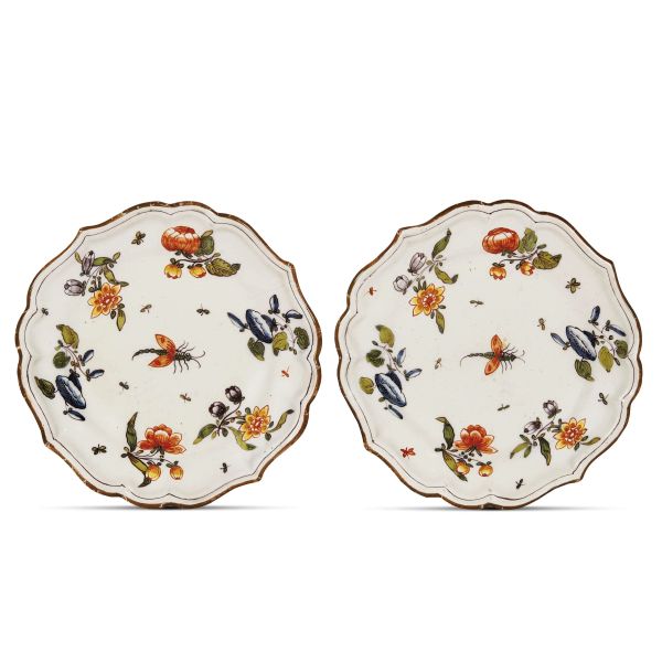 A PAIR OF FELICE CLERICI DISHES, MILAN, CIRCA 1760