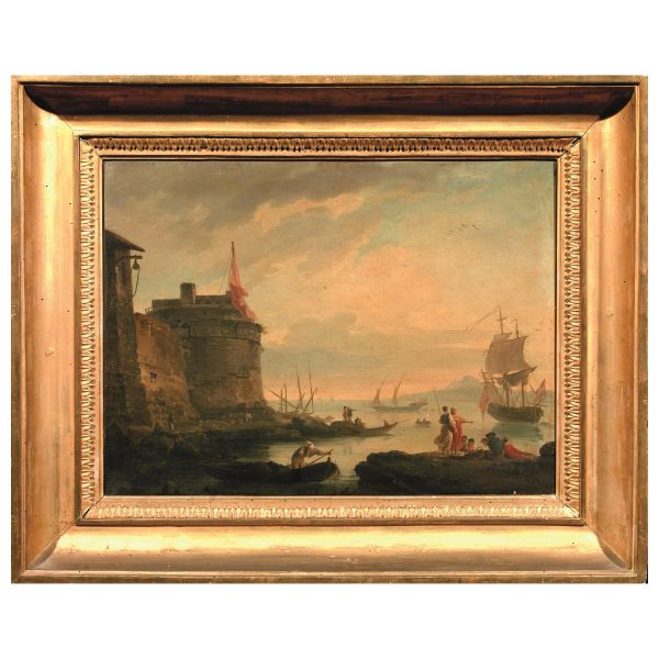 Seguace di Claude Joseph Vernet, secc. XVIII-XIX