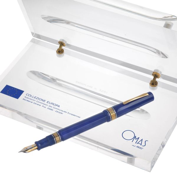      OMAS COLLEZIONE EUROPA PENNA STILOGRAFICA EDIZIONE LIMITATA N. 3261/3500 