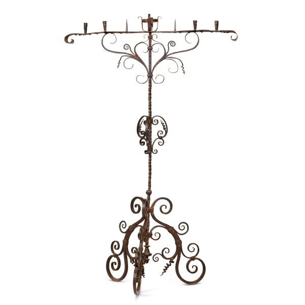 



A CENTRAL ITALY TORCH HOLDER, 16TH/19TH CENTURY 