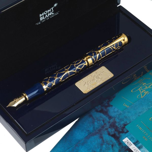 MONTBLANC THE PRINCE REGENT PENNA STILOGRAFICA SERIE PATRON OF ART EDIZIONE LIMITATA N. 2488/4810 ANNO 1995