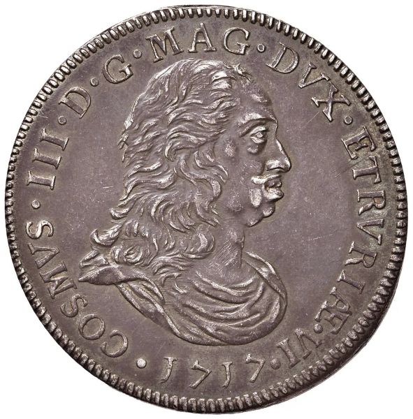 LIVORNO COSIMO III DE&rsquo; MEDICI (1670-1723) TOLLERO 1717