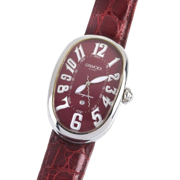 



GRIMOLDI BORGONOVO REF. 6577 STAINLESS STEEL WRISTWATCH