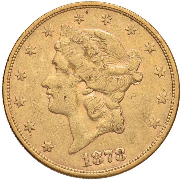 STATI UNITI, 20 DOLLARI 1878 &ldquo;LIBERTY HEAD&rdquo;