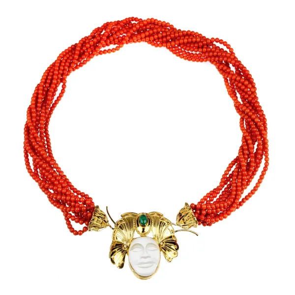 



COLLANA TORCHON IN CORALLO