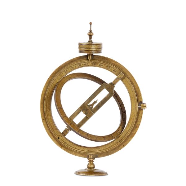 



ANELLO EQUINOZIALE DA TAVOLO CON BUSSOLA, INGHILTERRA, SECOLO XIX