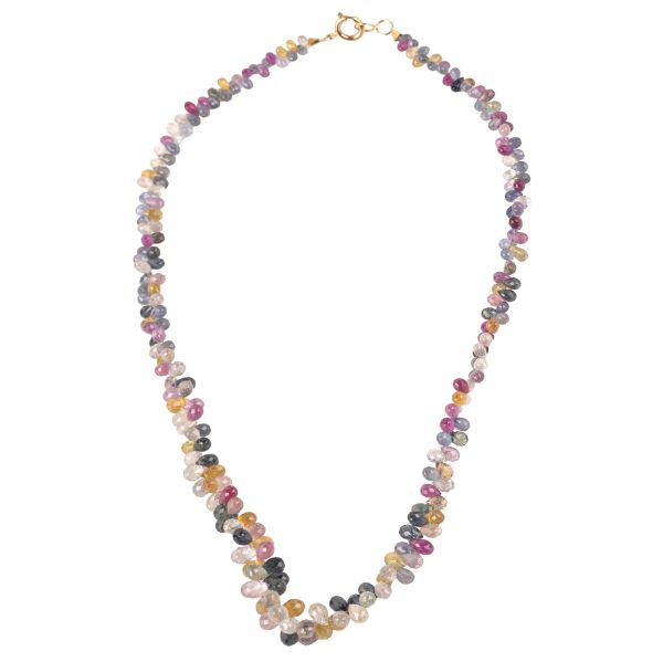 COLLIER CON ZAFFIRI MULTICOLORE
