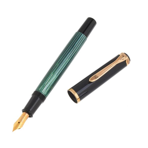 PELIKAN M400 GREEN/BLACK FOUNTAIN PEN
