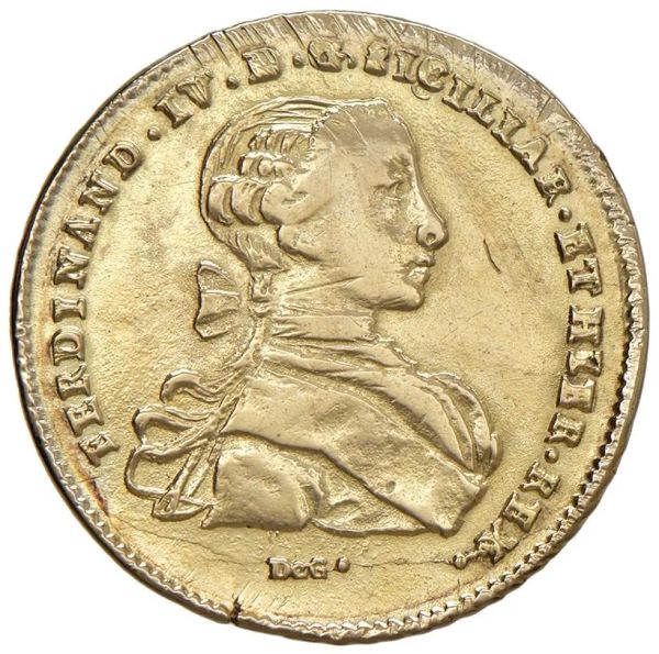 NAPOLI. FERDINANDO IV DI BORBONE (1759-1799). DA 6 DUCATI 1765