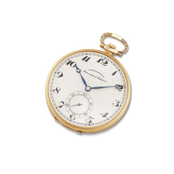 International watch company - IWC YELLOW GOLD POCKET N. 8895XX, 1929