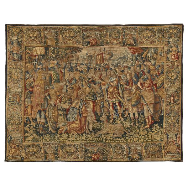 A BRUSSELS TAPESTRY, 17TH CENTURY