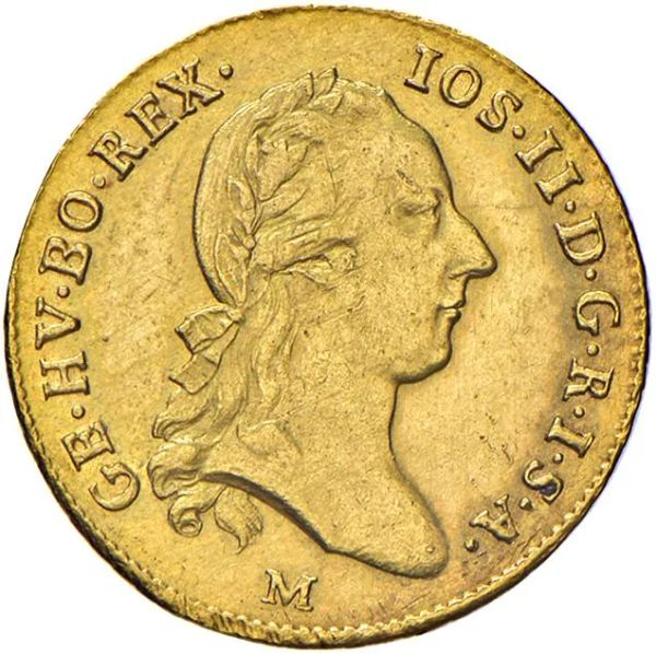 MILANO. GIUSEPPE II D&rsquo;ASBURGO-LORENA (1780-1790) ZECCHINO 1787
