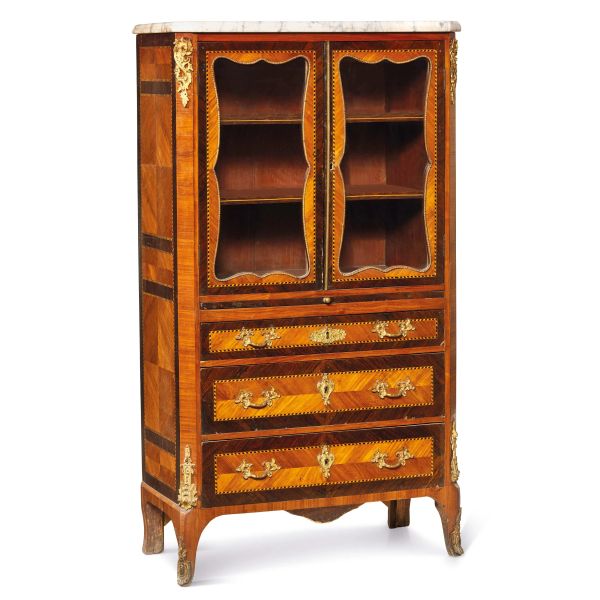 



A DISPLAY CABINET-BUREAU, LATE 18TH CENTURY