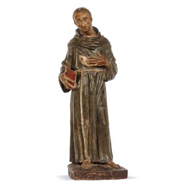 Ambit of Agnolo di Polo, Saint Francis, polychromed terracotta