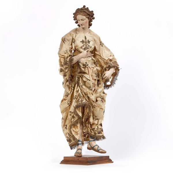 



A LARGE ANGEL, NAPLES, 18TH CENTURY