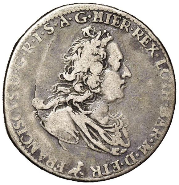 FIRENZE TRE RARE MONETE IN ARGENTO DI FRANCESCO II DI LORENA (1737-1765)