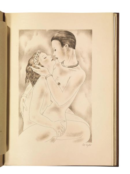 (Erotica - Legatura - Illustrati 900) LYDIS, Mariette - LUCIANO di Samosata. Dialogues des Courtisanes. Paris, Govone, 1930.