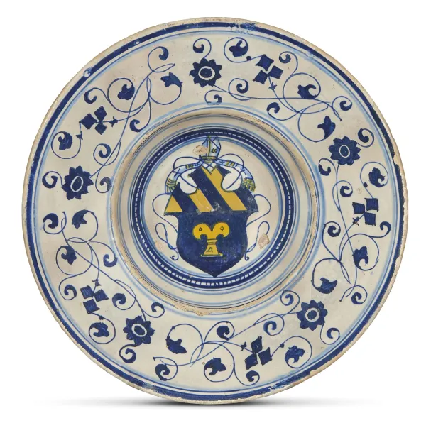 A DISH, CAFAGGIOLO, 1520-1524