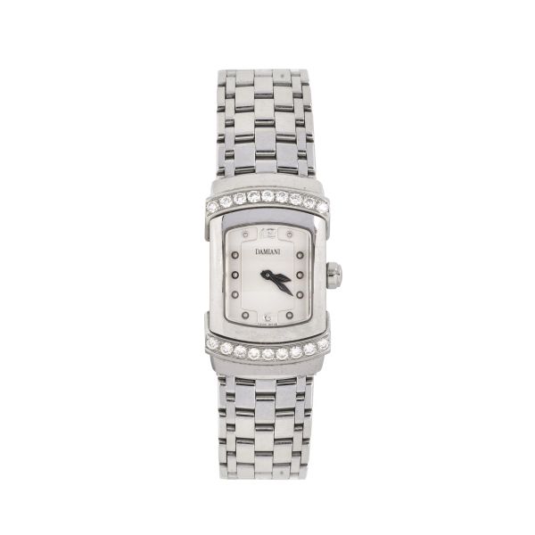 Damiani - 



DAMIANI STAINLESS STEEL AND DIAMOND LADY'S WATCH, 1999