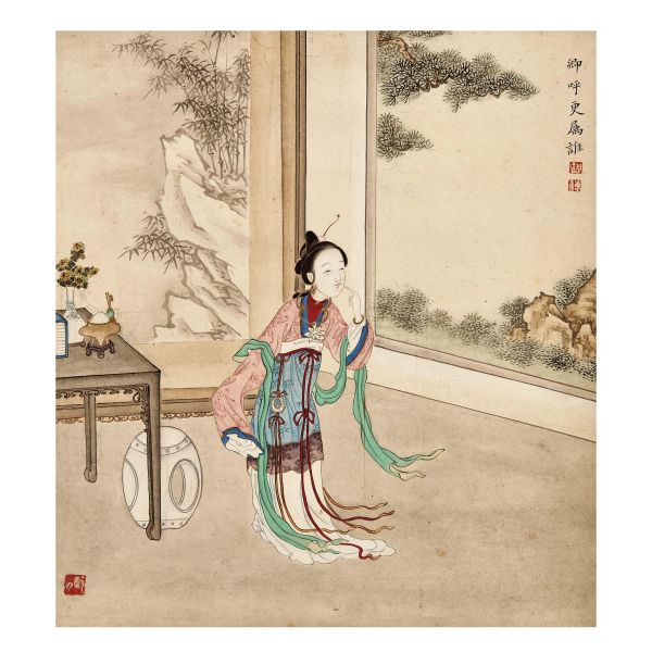 THREE PAINTINGS, CHINA, QING DYNASTY, 19TH-20TH CENTURIES