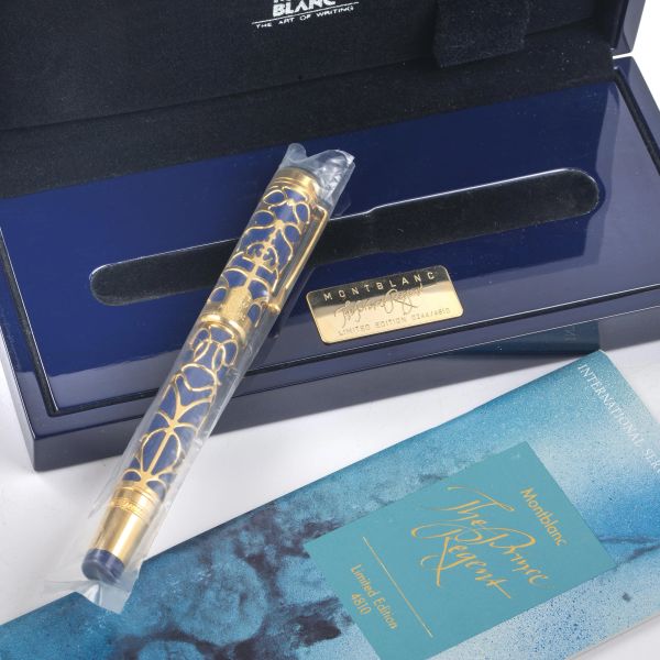 Montblanc - 



MONTBLANC THE PRINCE REGENT PATRON OF ART LIMITED EDITION N. 0244/4810 FOUNTAIN PEN, 1995