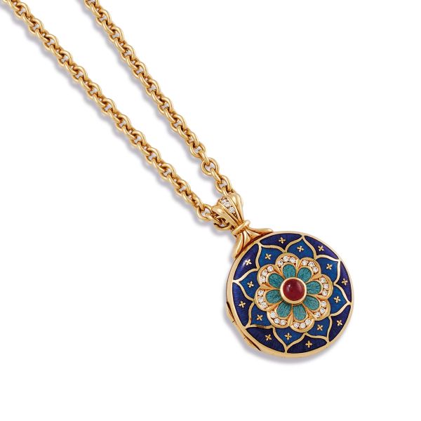FABERGE' PENDENTE PORTAFOTO CON CATENA