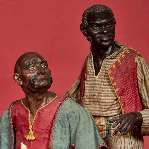 ORIENTALE CON BAFFI, NAPOLI, SECOLO XVIII