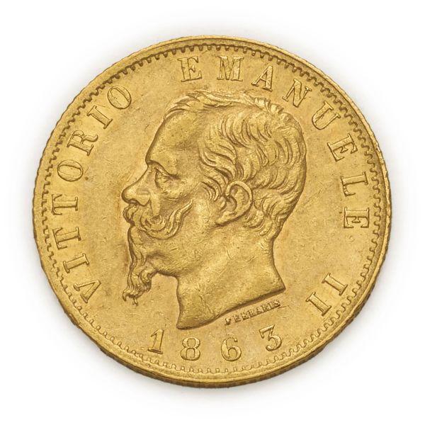



Vittorio Emanuele II (1861-1878) &ndash; 20 Lire 1863 &ndash; Zecca: Torino