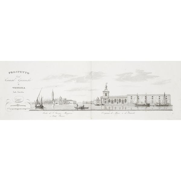 Quadri, Antonio. Il Canal Grande di Venezia, descritto e rappresentato in 48 tavole. Venezia, Andreola, 1834.