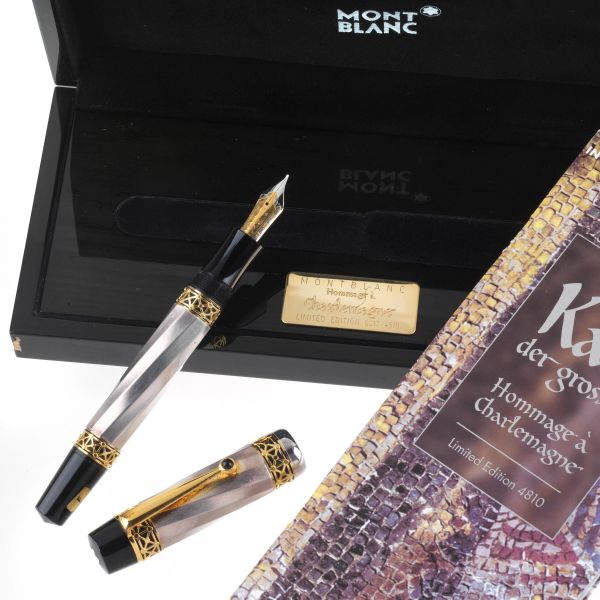 MONTBLANC KARL DER GROSSE "HOMMAGE A CHARLEMAGNE" SERIE PATRON OF ART PENNA STILOGRAFICA EDIZIONE  [..]