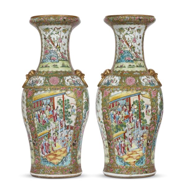 TWO VASES, CHINA, QING DYNASTY, 19TH CENTURY