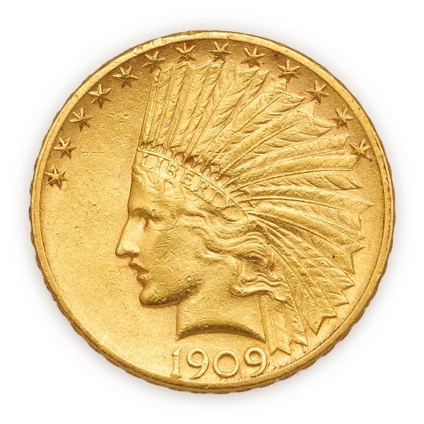 10 Dollari “Indian Head” 1909 – Zecca: San Francisco