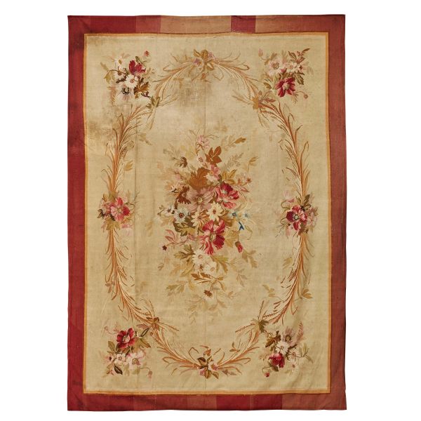 



TAPPETO AUBUSSON, FRANCIA, SECOLO XIX