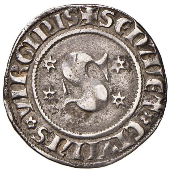 SIENA REPUBBLICA (1180 &ndash; 1390), GROSSO DA 4 SOLDI (1345-1348)