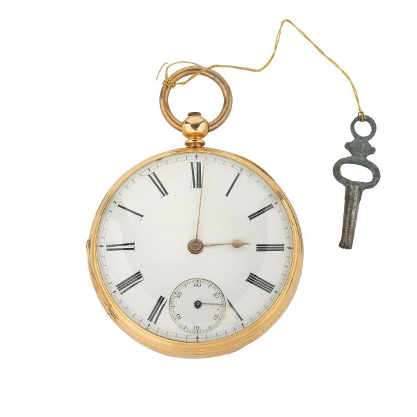OROLOGIO DA TASCA IN ORO 