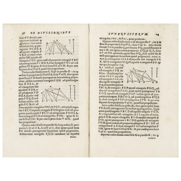 Rara prima edizione latina della più importante opera di geometria attribuita al matematico arabo