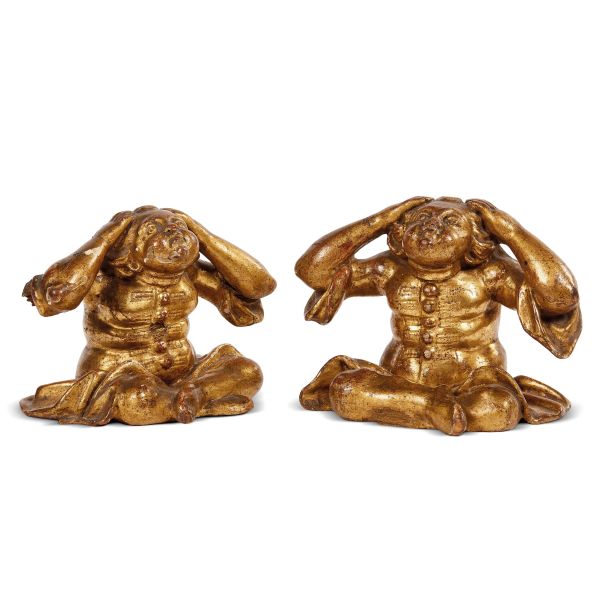 



A PAIR OF VENETIAN CARVINGS, 18TH CENTURY