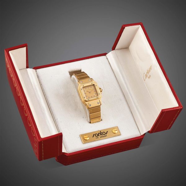 CARTIER SANTOS CARREE ORO GIALLO MISURA PICCOLA