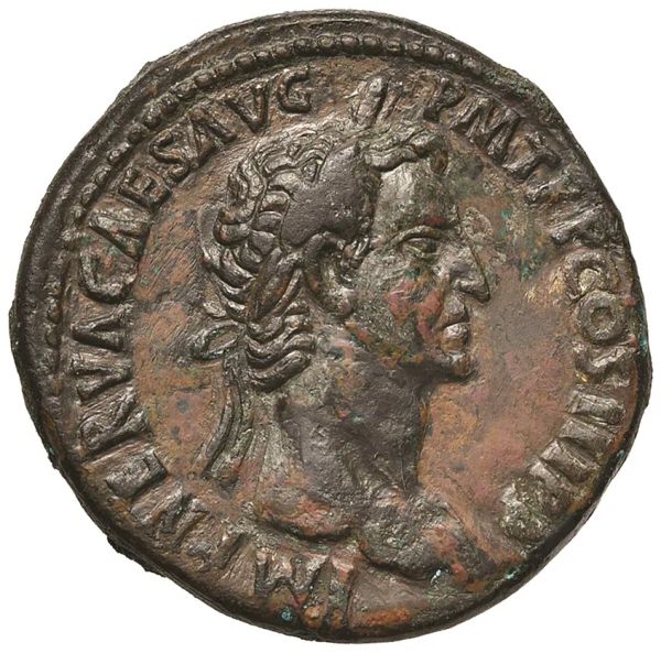 IMPERO ROMANO. NERVA (96-98 d. C.) SESTERZIO, zecca di Roma