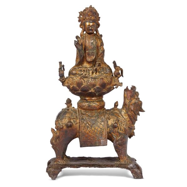 



BUDDHA IN BRONZO, CINA, DINASTIA MING, SEC. XVII