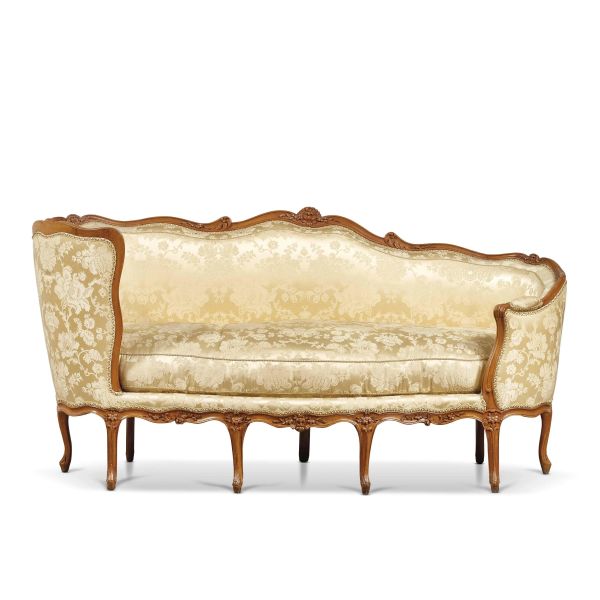 A FRENCH SOFA, P&Egrave;RE GOURDIN, MID 18TH CENTURY