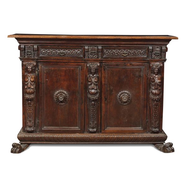 A TUSCAN SIDEBOARD, SECOND HALF 16TH CENTURY