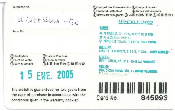 MAURICE LACROIX OROLOGIO DA POLSO ANNO 2005