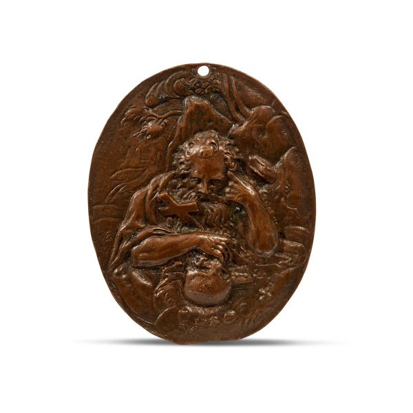 



Northern Italy, 16th century, Penitent Saint Jerome, bronze