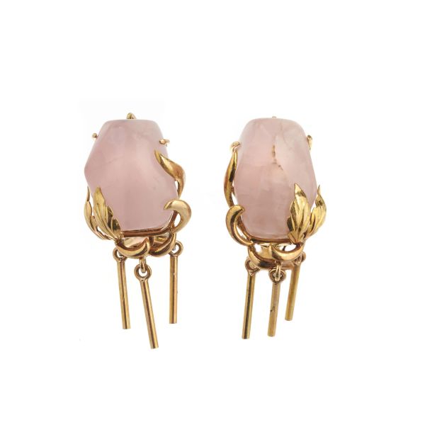 



PINK QUARTZ EARRINGS IN GOLD